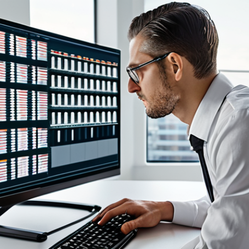 **

Data Scientist analyzing database architecture options. Focus on the contrast between relational databases (structured, rigid) and NoSQL databases (flexible, scalable). Visual elements could include database icons, charts showing performance, and a person thoughtfully considering the options.

**